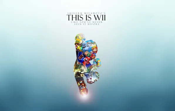 Картинка Марио, Wii, Вии, Приставка, This Is Wii, Mario