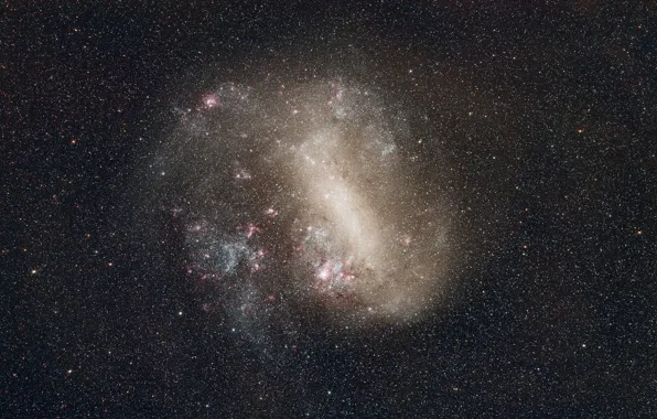 Картинка космос, звезды, Большое Магелланово Облако, карликовая галактика