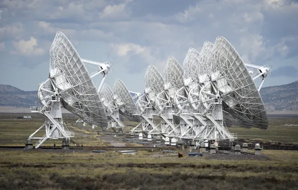 Картинка небо, антенна, Нью-Мексико, технология, радиотелескоп