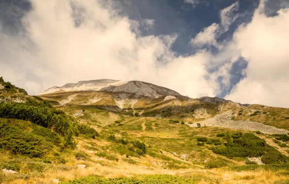 Картинка облака, горы, Болгария, Pirin Mountains, Todorka