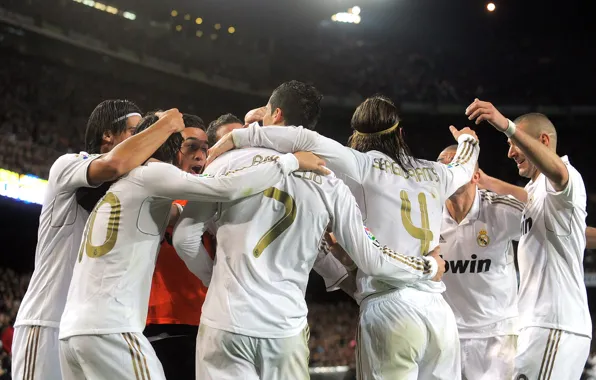 Картинка team, Real Madrid, C.Ronaldo, S.Ramos, Blancos, M.Ozil