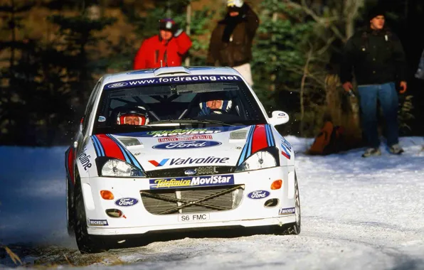 Картинка Ford, Focus, WRC, Snow, Rally, Monte Carlo, Colin McRae