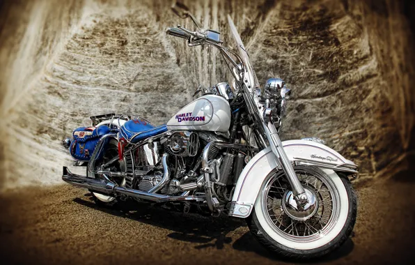 Картинка HDR, мотоцикл, Harley-Davidson
