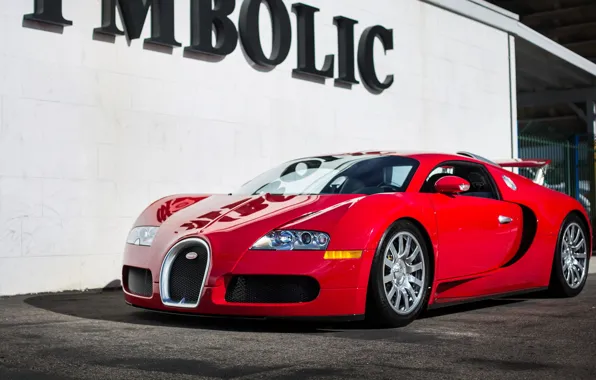 Картинка Bugatti, Veyron, Red, Symbolic's