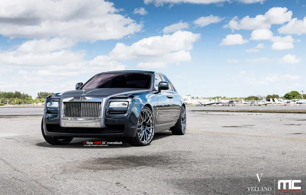 Картинка Rolls-Royce, Ghost, black
