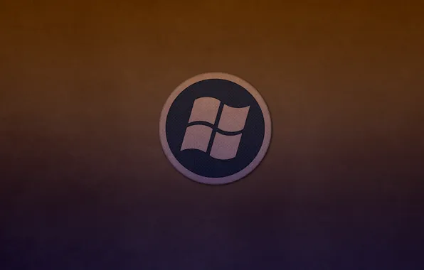 Картинка круг, лого, windows, logo, темноватый фон