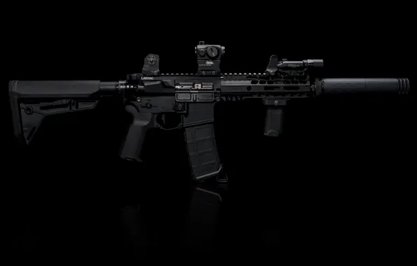 Картинка дизайн, оружие, assault rifle, AR-15, штурмовая винтовка