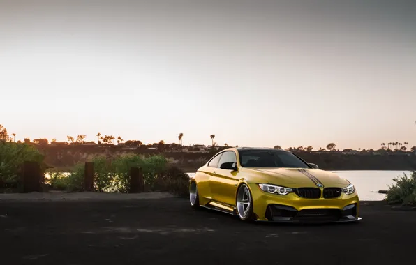 Картинка BMW, Vorsteiner, yellow