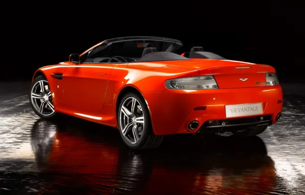 Картинка Aston Martin, Авто, Кабриолет, Оранжевый, vantage, Астон Мартин, N400