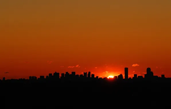 Картинка city, sunset, dallas
