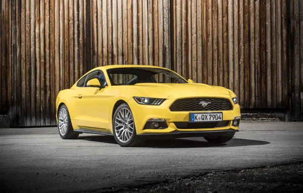 Картинка купе, Mustang, Ford, мустанг, форд, 2015, EU-spec