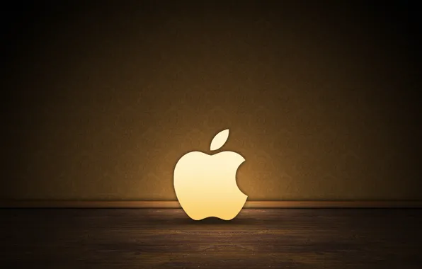 Картинка свет, обои, яблоко, пол, Classic Apple