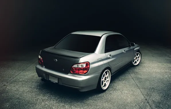 Картинка Subaru, Impreza, WRX, rear, субару, импреза