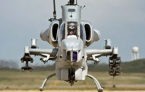 Картинка звезда, человек, техника, вертолет, пилот, Авиация, Cobra, Bell, AH-1