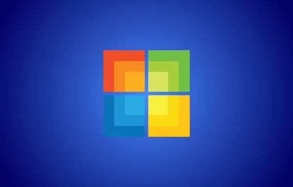 Картинка компьютер, оранжевый, синий, желтый, зеленый, голубой, кубики, win, windows 8
