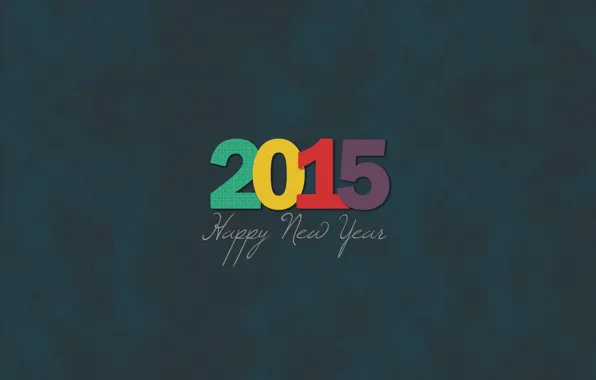 Картинка новый год, минимализм, happy new year, 2015
