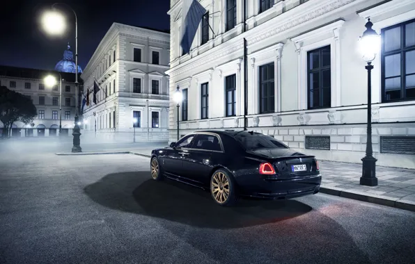 Картинка Rolls-Royce, Ghost, роллс-ройс, 2015, Spofec Black One