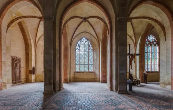 Картинка Germany, Side aisle, Basilica of Kloster Eberbach