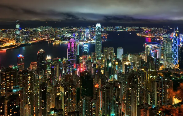 Картинка city, wallpaper, hongkong