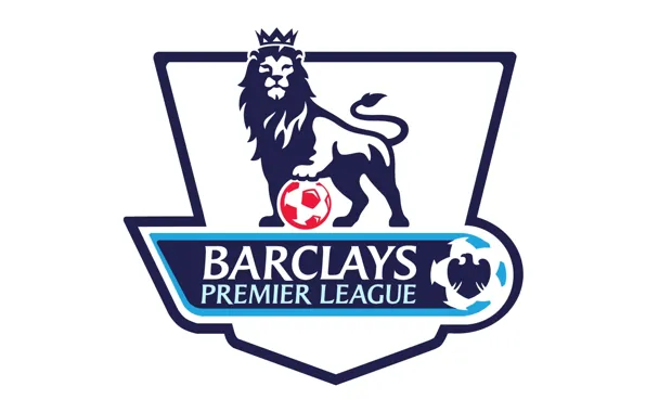 Картинка фон, мяч, лев, Barclays, English Premier League, Английская Премьер-лига