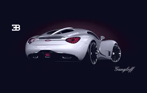 Картинка Concept, Бугатти, Концепт, Bugatti, Спорткар, Sportcar, Gangloff, Ганглофф