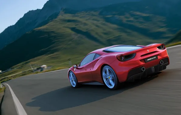 Картинка Ferrari, GTB, 488