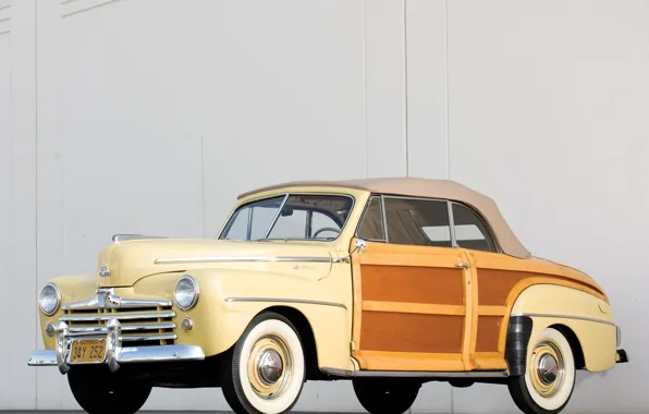 Картинка Ford, автомобиль, cars, classic, Super, 1948, Convertible, Deluxe, Sportsman