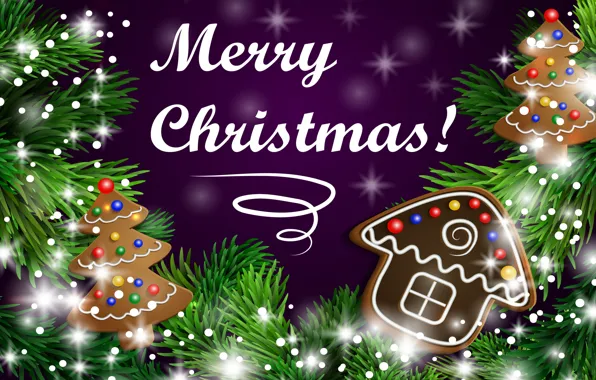 Картинка снег, украшения, шары, Новый Год, Рождество, Christmas, balls, decoration, Merry