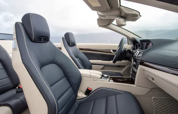 Картинка Mercedes-Benz, cabrio, interior, 2013, E-Clas