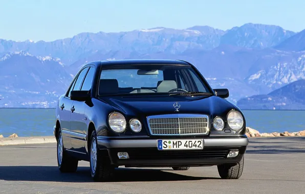 Картинка Mercedes-Benz, Mercedes, E-class, CDI, E-Klasse, 1995, E-класс, W210, Executivklasse, Лупатый, Глазастый, E200