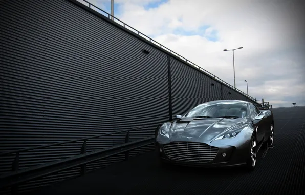 Картинка Aston Martin, Авто, Концепт, Серый, Gauntlet, Передок