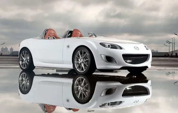 Картинка отражение, concept, Mazda, superlight