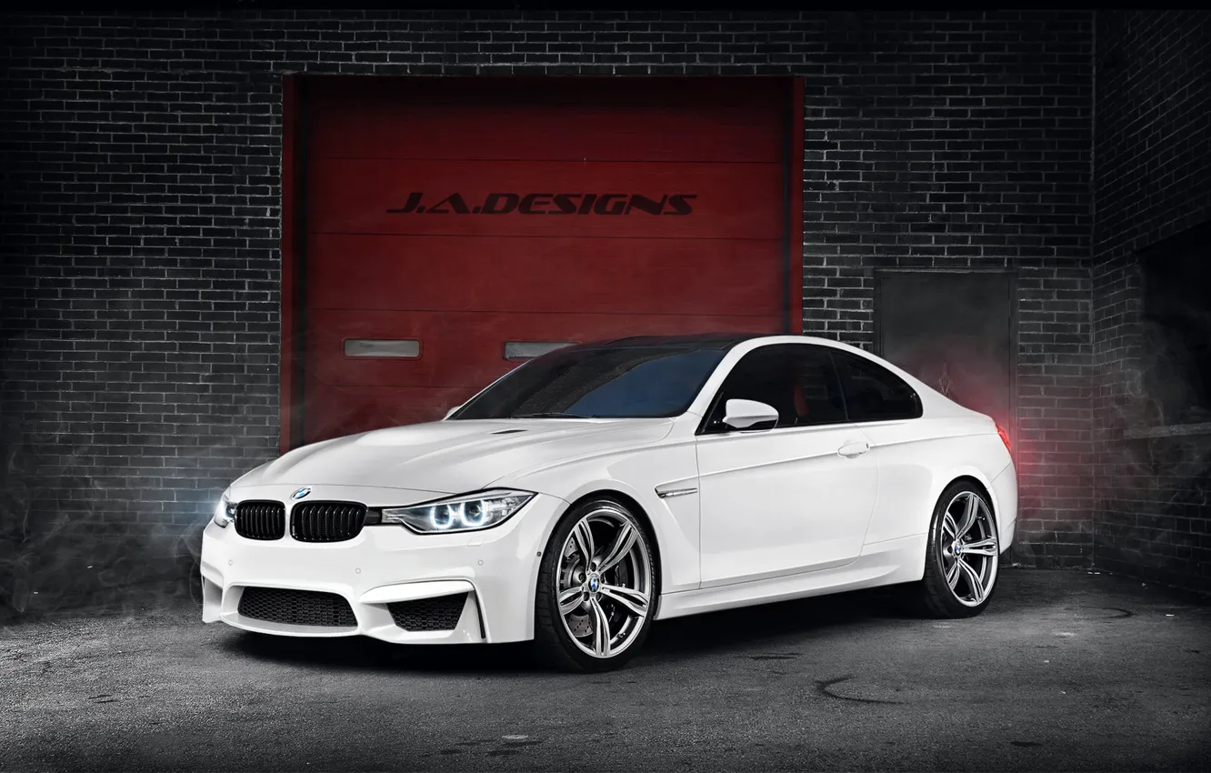 Фото обои BMW, White, Concept Car, F82, By J.A.Designs, 2015 Coupe