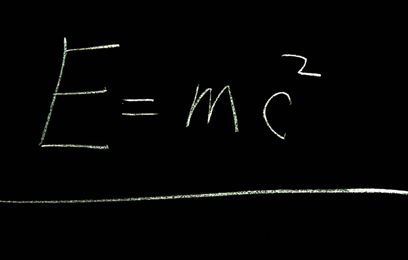 Фото обои Энергия, физика, Эйнштейн, E=mc^2, теория относительности, Масса