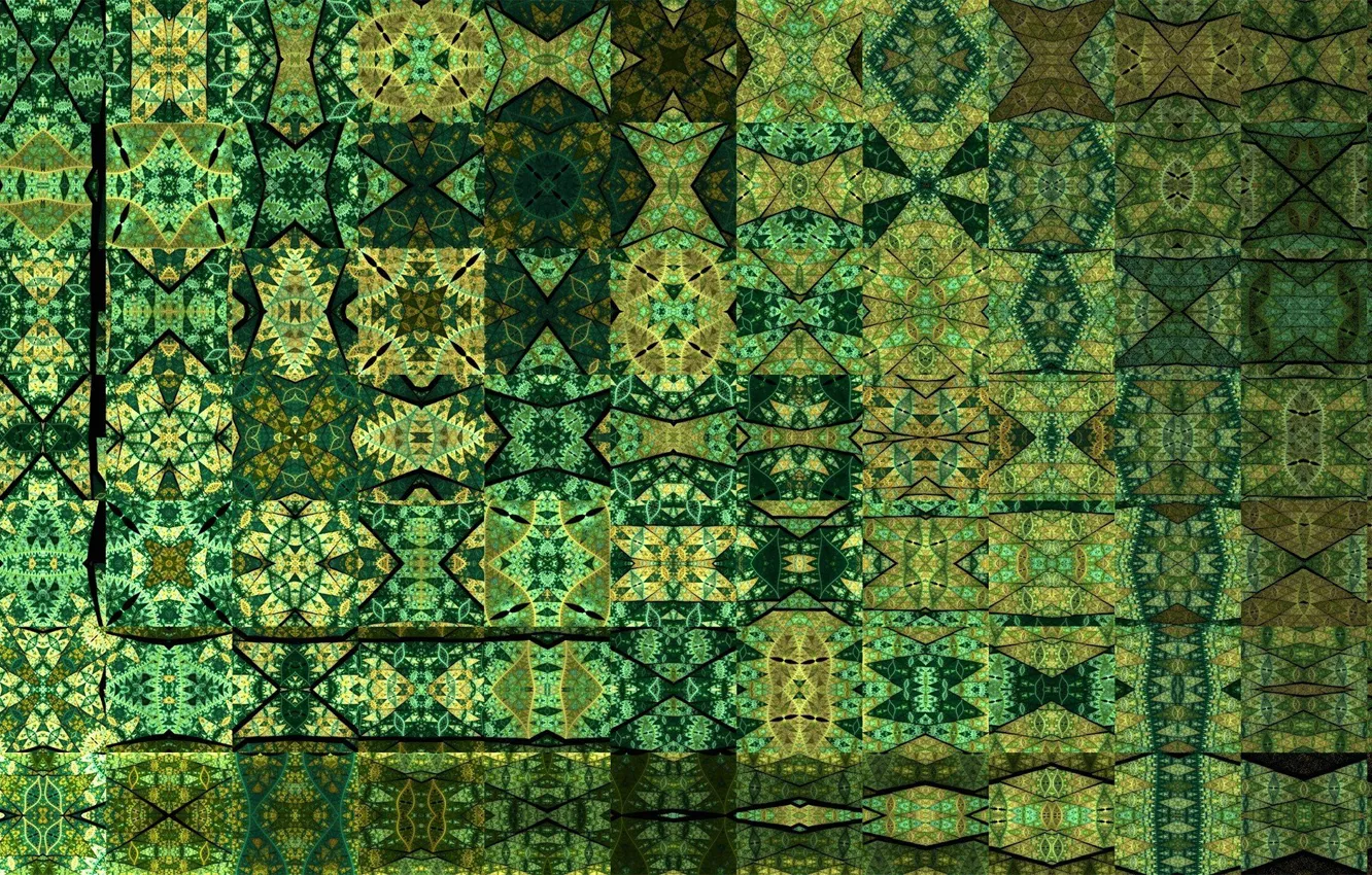 Фото обои абстракция, узоры, текстуры, зелёное