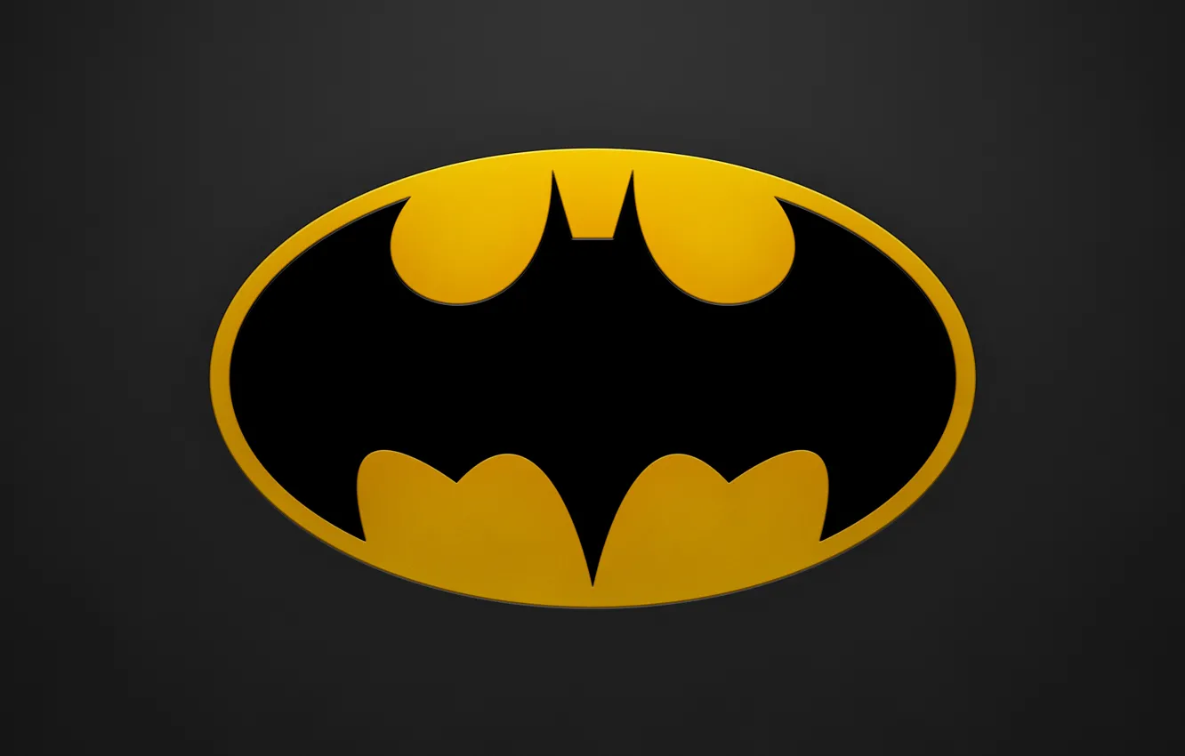 Фото обои batman, знак, минимализм, герой, летучая мышь, minimalism, sign, bat, 2560x1600, hero