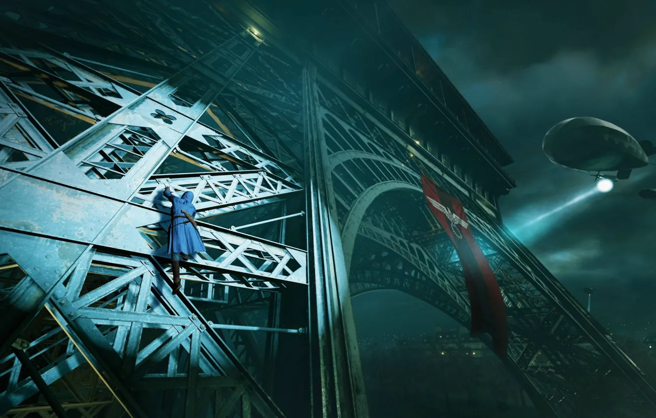 Фото обои France, Eiffel Tower, Assassin's Creed: Unity, Arno Dorian