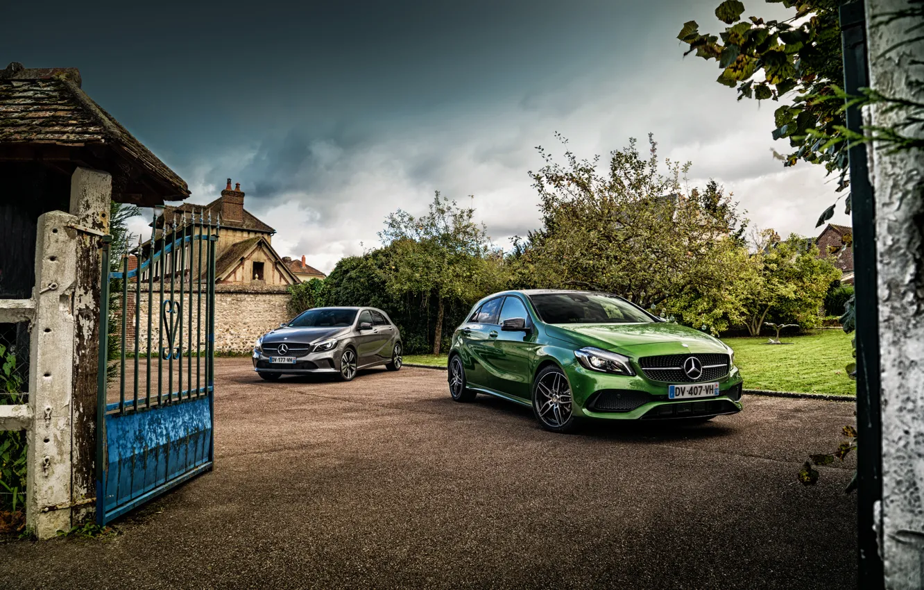 Фото обои Mercedes-Benz, мерседес, AMG, амг, W176, A-Class
