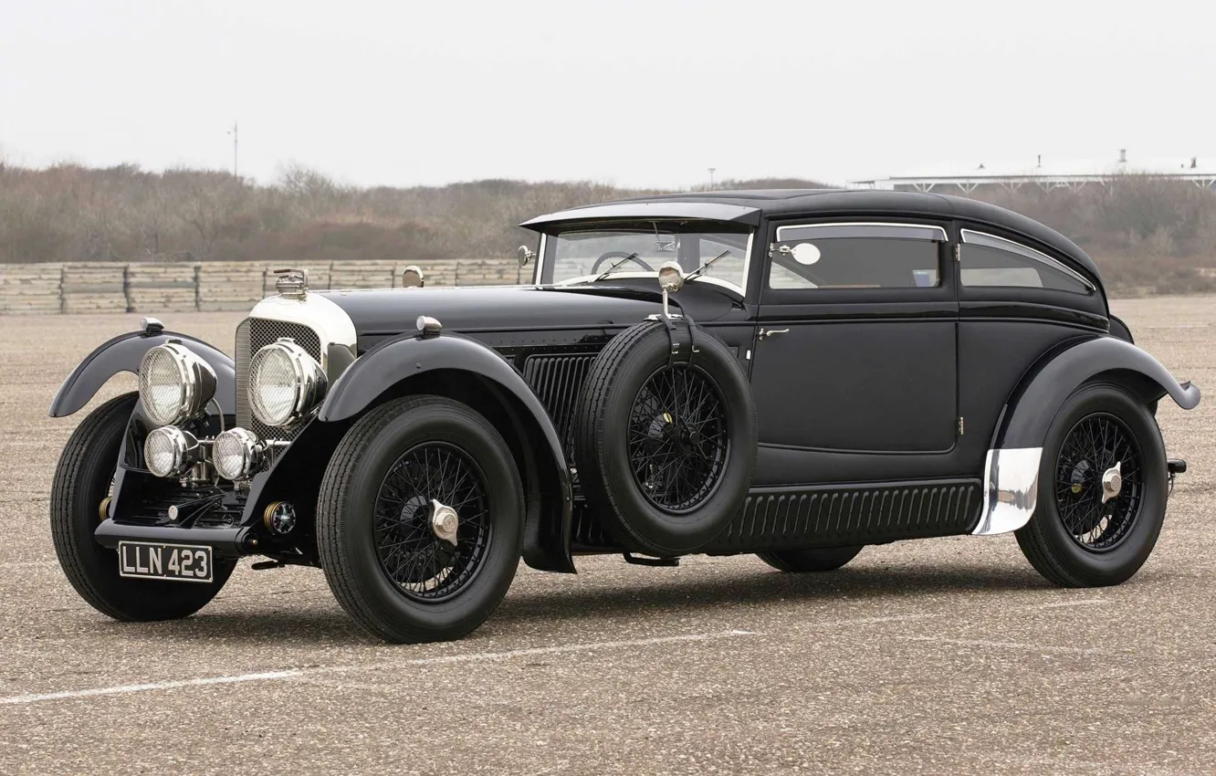 Фото обои Bentley, 1931, 1930, Speed 6, Front Side, Bentley Speed Six, Speed Six, Blue Train, Blue …