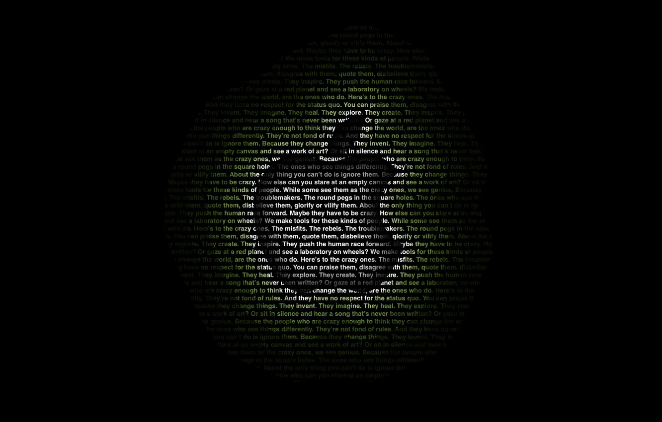 Фото обои буквы, apple, переход