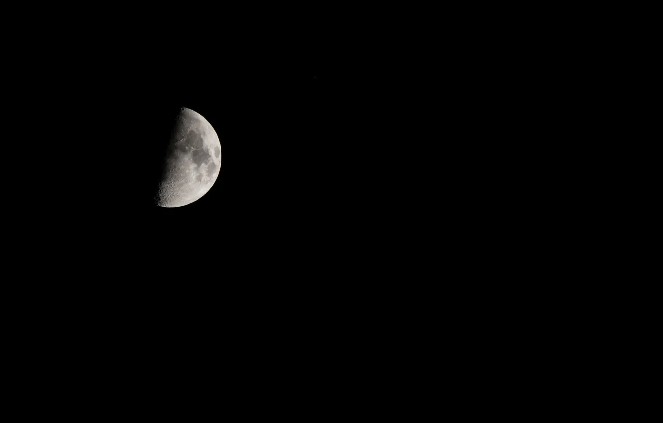 Фото обои небо, космос, луна