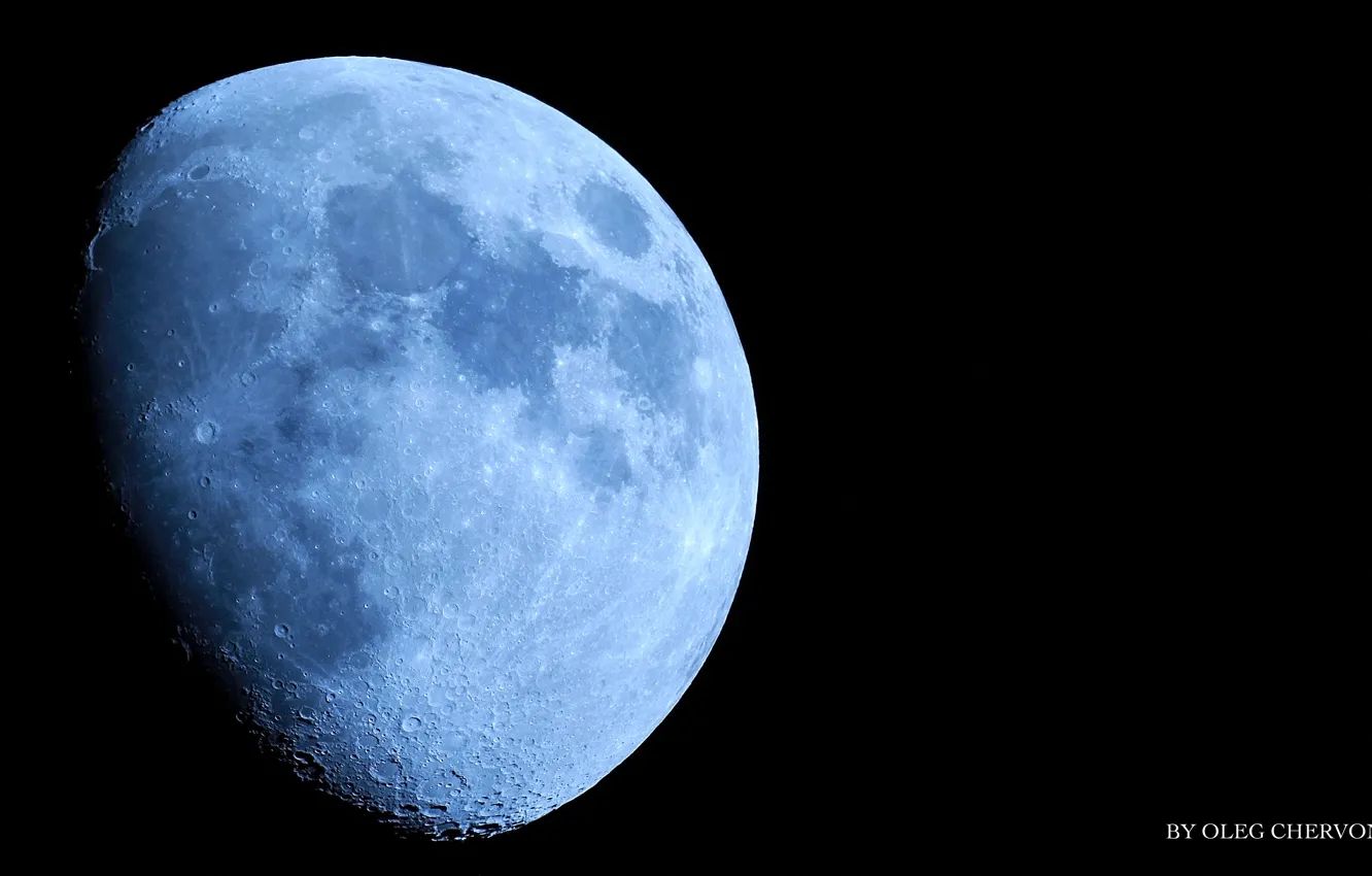 Фото обои космос, пейзаж, Луна