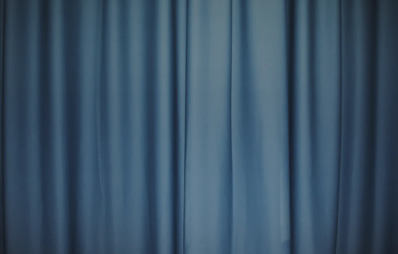 Фото обои синий, текстура, ткань, штора, складки, шёлк, текстиль