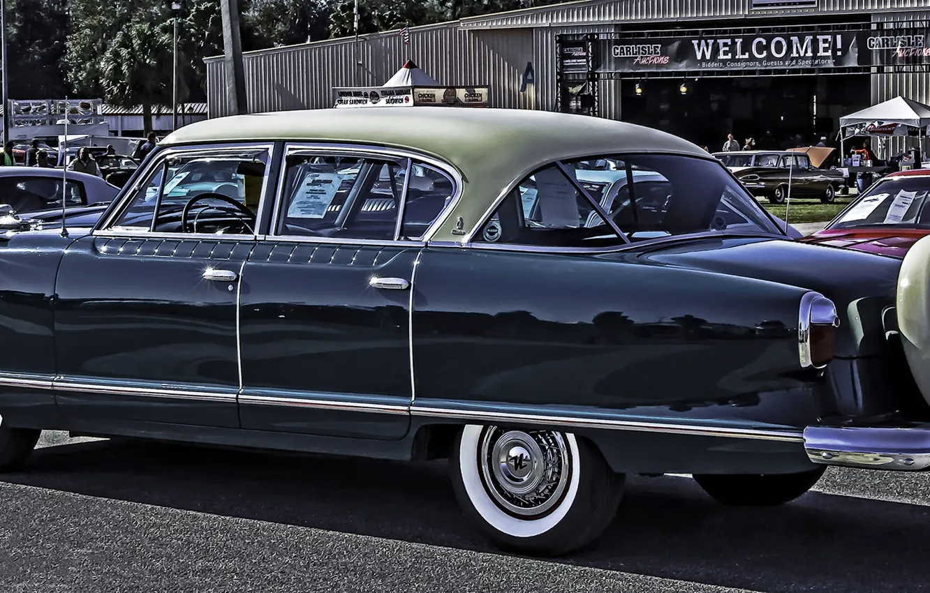 Фото обои классика, 1954 Nash Ambassador, Nash Ambassador, Nash Motors