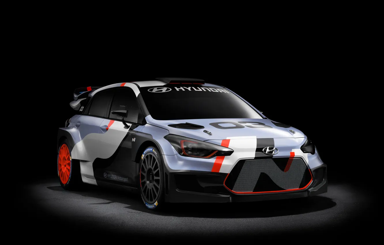 Фото обои Concept, концепт, Hyundai, WRC, i20, 2015, хундай