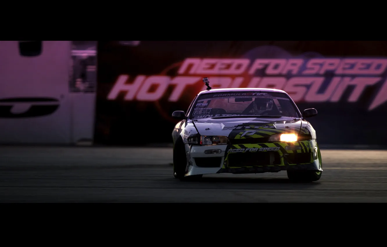 Фото обои Silvia, Nissan, drift, need for speed, hot pursuit