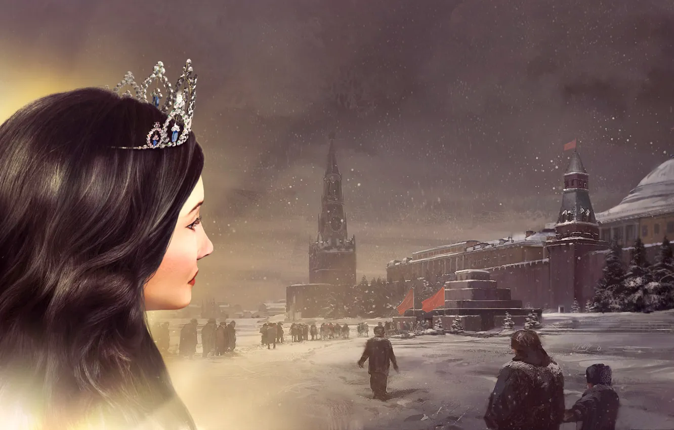 Фото обои Кремль, Sid Meier's Civilization V, Екатерина II, Цивилизация