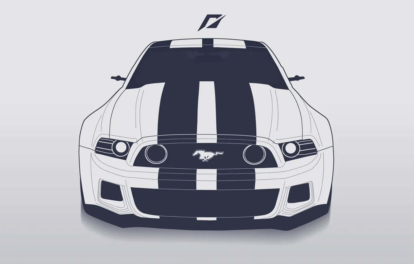 Фото обои Mustang, Ford, Форд, Мустанг, Need for Speed, 2014, ART Line