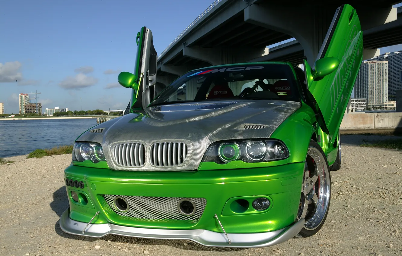 Фото обои бмв, BMW, Racing, e46, MCP, The Hulk